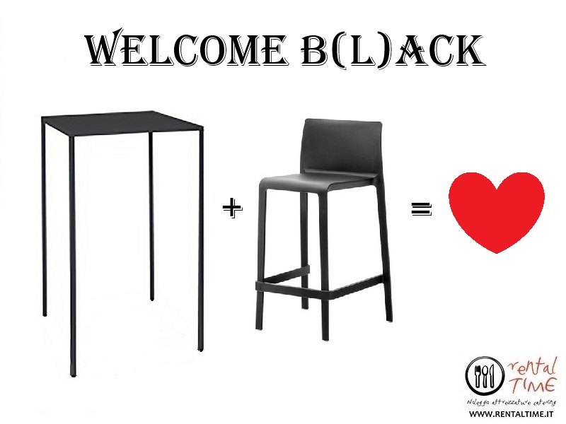 Novità! Nuovi Tavoli Mangia in Piedi e Nuovi Sgabelli Neri!
